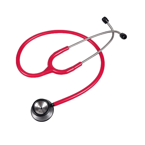 Стетоскоп KaWe Стандарт-Престиж, нержавеющая сталь, красный