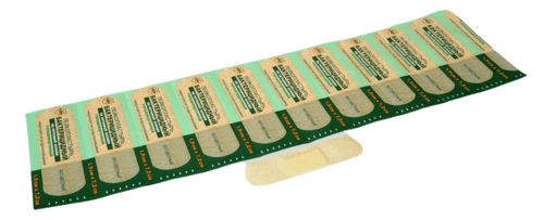 LEIKO, бесцветный неткан. лейкопластырь 1,9*7,2 см, г/а в инд. уп.