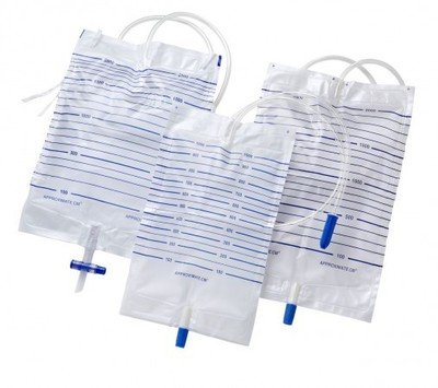 VM, стерильный с крестовидным сливным краном мочеприемник 1000 мл